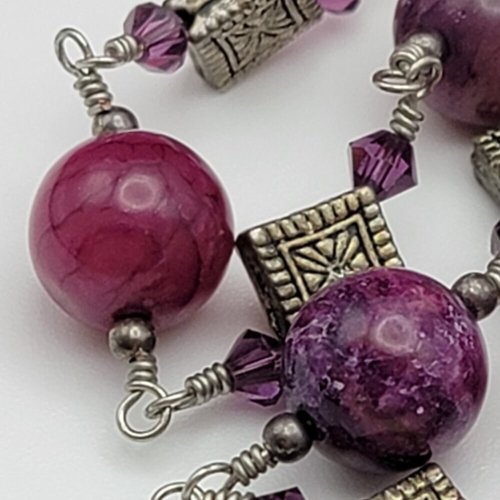 Handcrafted Brutalist Amethyst Statement Pendant … - image 8